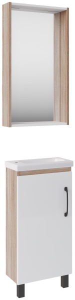 Зеркальный шкаф (43х82)   ASB-Mebel  Адель 40 9781